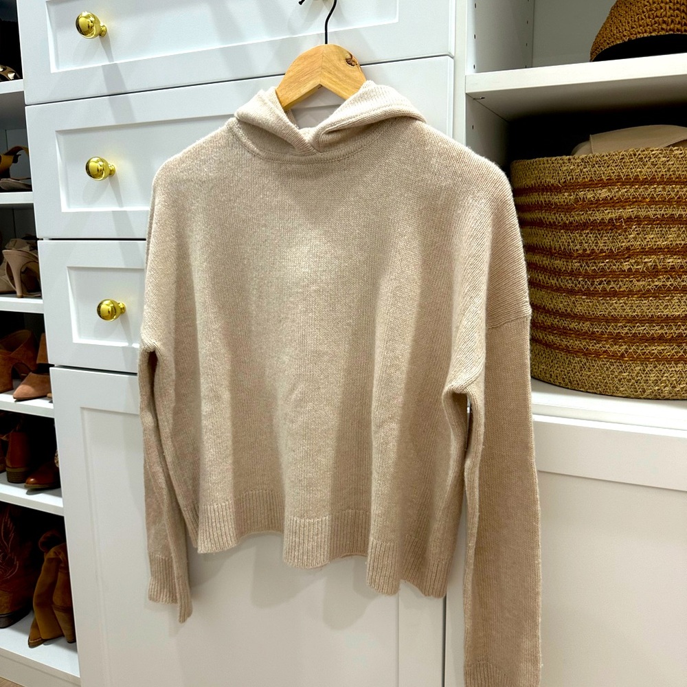 Theory Cashmere hooded sweater
